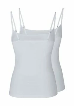 SKINY® Advantage Micro Unterhemd, Spaghetti-Träger, 2er Pack, Für Damen Weiß -MEY Shop unnamed file 590