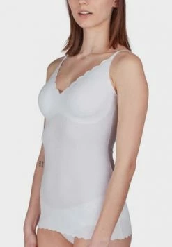SKINY® Micro Lovers Shaping-Body, Spaghetti-Träger, Für Damen 0500 WHITE -MEY Shop unnamed file 616