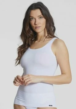 Alternative view of SKINY® Essentials Unterhemd, Baumwoll-Stretch, Für Damen 0500 WHITE