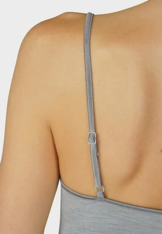 Mey Unterhemd, Spaghetti-Träger, Spitze, Uni, Für Damen 466 MID GREY MELA 9 Mey Unterhemd, Spaghetti-Träger, Spitze, Uni, Für Damen 466 MID GREY MELA – Bild 7