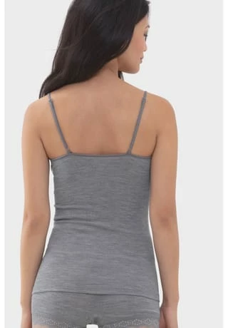 Mey Unterhemd, Spaghetti-Träger, Spitze, Uni, Für Damen 466 MID GREY MELA 10 Mey Unterhemd, Spaghetti-Träger, Spitze, Uni, Für Damen 466 MID GREY MELA – Bild 8