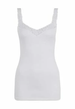 Mey Unterhemd, Spitze, V-Ausschnitt, Für Damen 1 WEISS