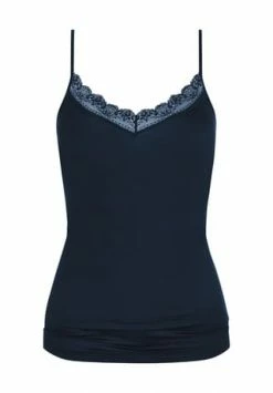 Mey Luise Unterhemd, Verstellbare Träger, Spitze, Für Damen 408 NIGHT BLUE