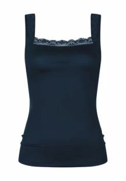Mey Luise Unterhemd, Spitze, Breite Träger, Für Damen 408 NIGHT BLUE -MEY Shop unnamed file 843