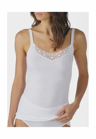 Mey Unterhemd, V-Ausschnitt, Spitze, Für Damen 1 WEISS 3 Mey Unterhemd, V-Ausschnitt, Spitze, Für Damen 1 WEISS