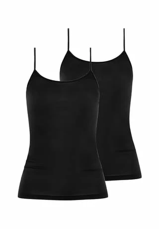 Mey Spaghetti Top 2er Pack Emotion Schwarz 3 Mey Spaghetti Top 2er Pack Emotion Schwarz