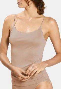 Alternative view of Mey Spaghetti Top 2er Pack Emotion Cream Tan