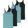 SCHIESSER Tank Top 4er Pack 95/5 Organic Cotton Grün/ Schwarz 2 SCHIESSER Tank Top 4er Pack 95/5 Organic Cotton Grün/ Schwarz -MEY Shop unnamed file 953