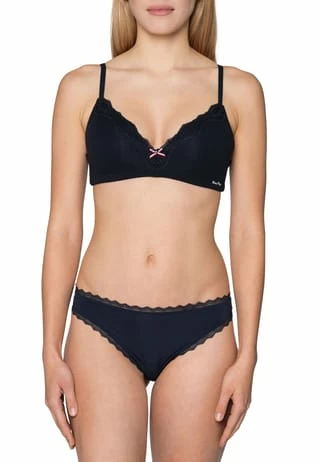 ESPRIT Feminine Micro String, Spitze, Für Damen E400 NAVY 7 ESPRIT Feminine Micro String, Spitze, Für Damen E400 NAVY – Bild 5